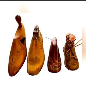 Family of Shoe Forms…Formally known as Working Family in the Shoe Shop, Antiques
